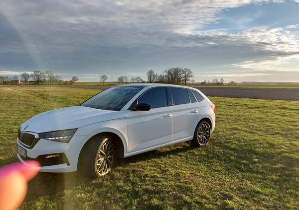 Skoda Scala cena 55900 przebieg: 113000, rok produkcji 2019 z Jarocin małe 232